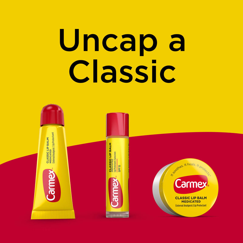 Carmex Medicated Lip Balm Jars, Lip Protectant - Pack of 3 - BeesActive Australia