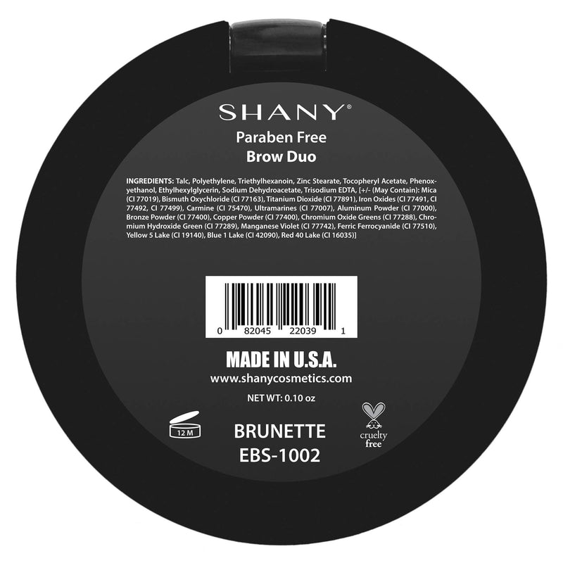 SHANY Brow Duo Makeup Kit - Paraben Free - BRUNETTE BRUNETT - BeesActive Australia