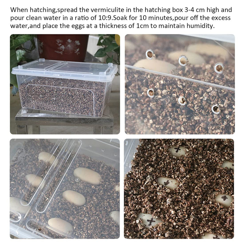 Hamiledyi Reptile Substrate Vermiculite Bedding Snake Hibernant moisturizing Soil Terrarium Bedding for Snake Tortoise Lizard Hatching Eggs M-4L - BeesActive Australia