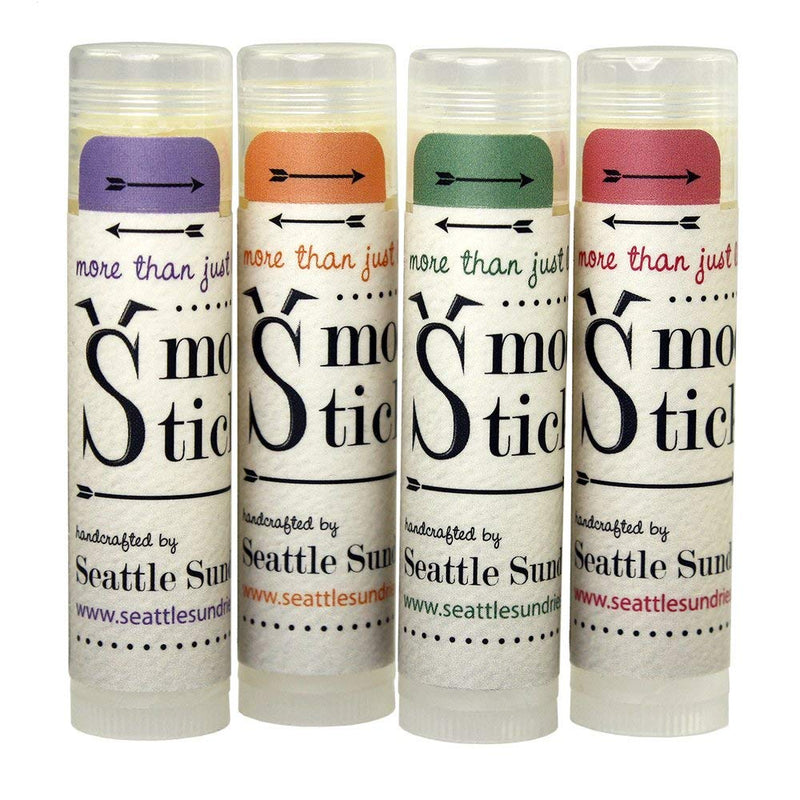 Smooch Stick 100% Natural Beeswax & Shea Butter Lip Balm Set. No Preservatives. Great Stocking Stuffer Gift Idea. - BeesActive Australia