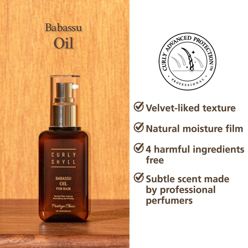 CURLYSHYLL Babassu Oil 3.3 fl.oz / 100ml | Highly Intensive Moisturizing & Nourishing Hair Oil | For Damaged & Bleached Hair | Paraben-Free | White Honey Musk Scent - BeesActive Australia