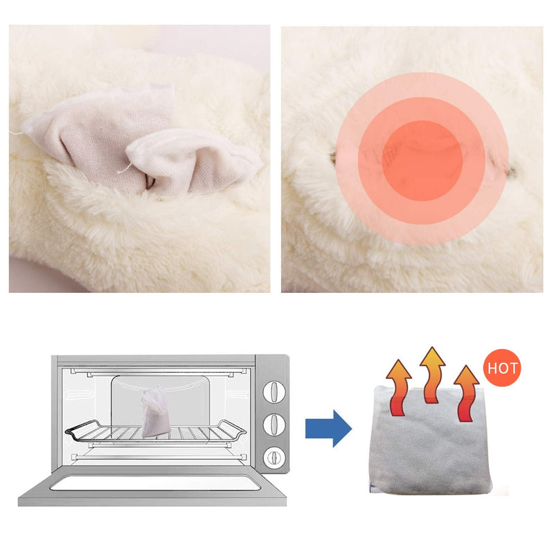 ALL FOR PAWS AFP Sheep Pet Behavioral Aid Toy Plush Toy Grey(HeartBeat+WarmBag) - BeesActive Australia
