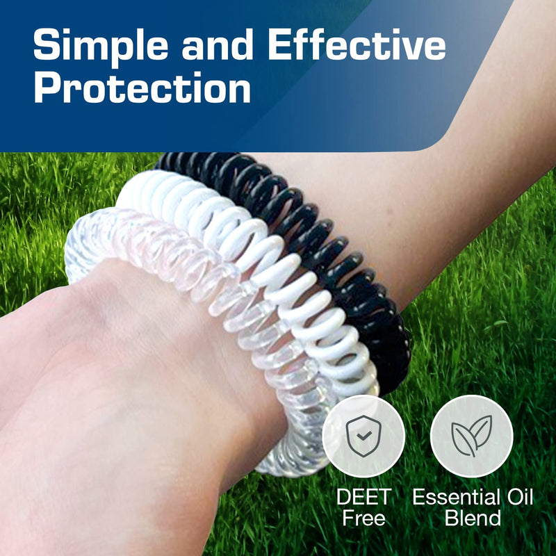 Active Era Mosquito Repellent Bracelet [12 Pack], Insect, Midge & Mosquito Bands - Powerful DEET Free Formula - Waterproof with 250 Hours / 10 Days of Protection for Adults and Kids 3+ 12 Count (Pack of 1) - BeesActive Australia