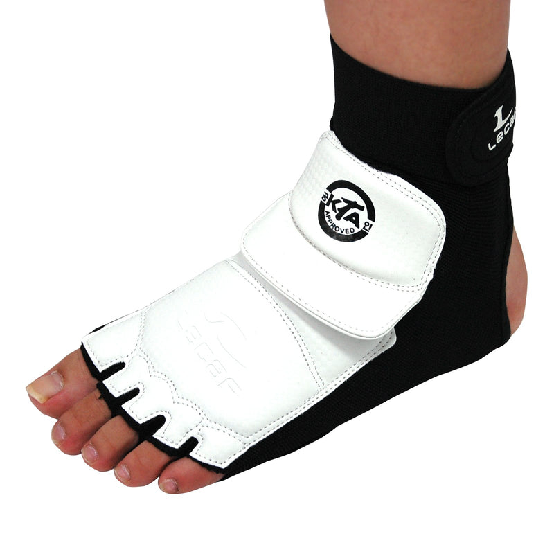 [AUSTRALIA] - LeCaf Taekwondo Foot Gear Martial Arts Protector Sparring Gear LCAF19 (#5 (9.9 IN)) 