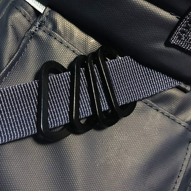 10PCS Keychain Clips Mini Carabiner - 1 5/8inch Aluminum Durable Quick Release Auto Locking D-shape Spring Loaded Wire Gate Clip for Home, Rv, Camping, Fishing, Hiking, Traveling and Sports Outdoors - BeesActive Australia