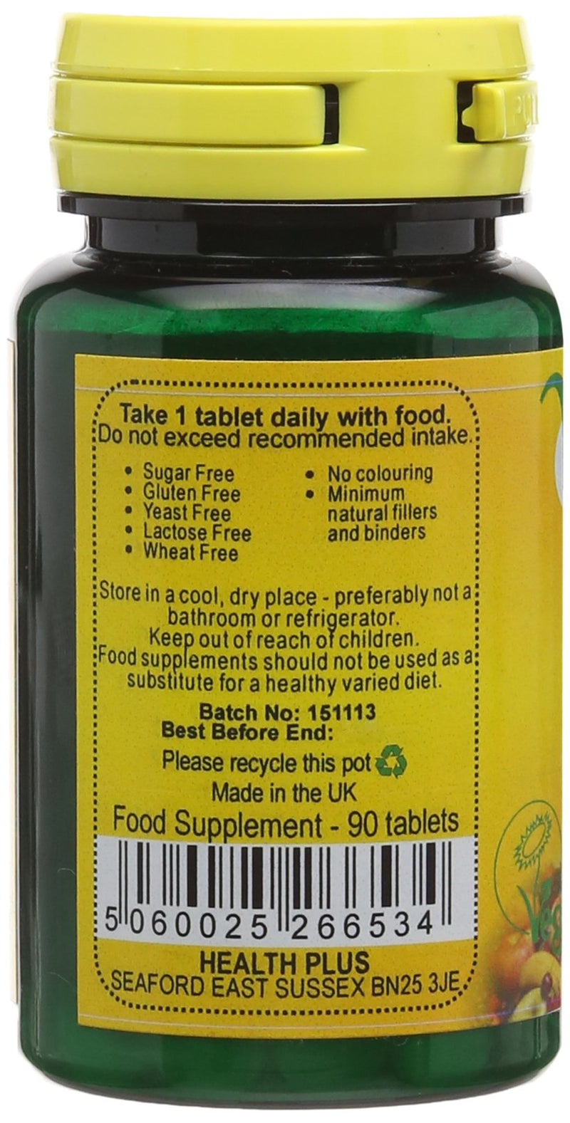 Veganicity Vitamin D Complex 1600iu (40µg) : Vitamin D Supplement : 90 Vegan Tablets - BeesActive Australia