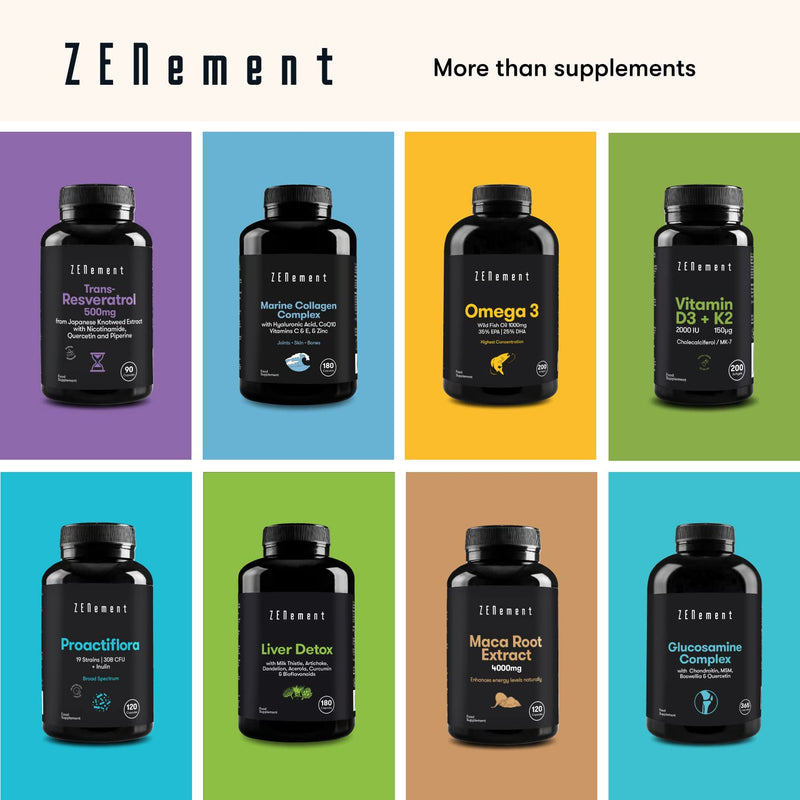 CLA 3000mg (3 softgels), 100% Natural Safflower Oil, 200 Softgels | Gluten Free, Non-GMO | Zenement - BeesActive Australia