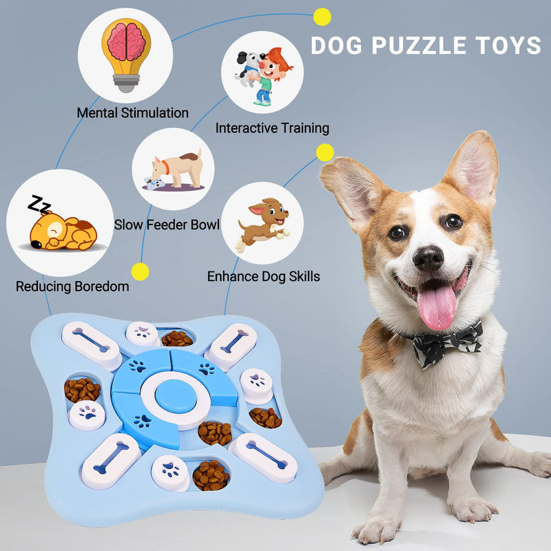 Dog Puzzle Toys,Dog Treat Puzzle,Dogs Food Puzzle Feeder Toys for IQ Training ,Interactive Dog Toys, Mental Enrichment - BeesActive Australia