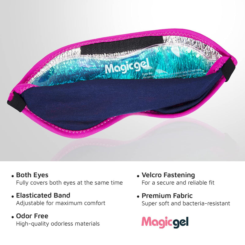 Heated Eye Mask | Soothing Gel Eye Mask for Dry Eyes Treatment, Styes, Blepharitis, Tired Eyes & More by Magic Gel - BeesActive Australia