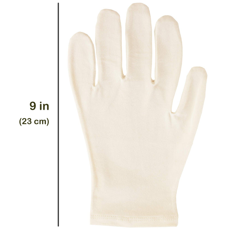 Ecoland Men's Organic Cotton Reusable Moisturizing Gloves - 3 Pairs - BeesActive Australia