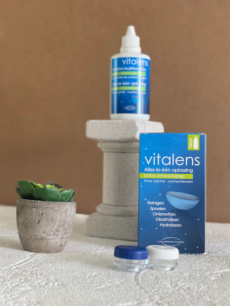 Vitalens Multi-Purpose Solution for Soft Contact Lenses 100 ml 100 ml (Pack of 1) - BeesActive Australia