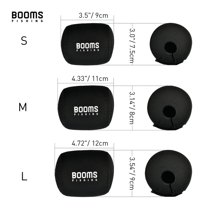 Booms Fishing RC1 Neoprene Reel Cover, Round Baitcasting Reels Cover, Fit for 400 800 1000 2000 3000 Reels, S/M/L Size S (400 Reels) - BeesActive Australia