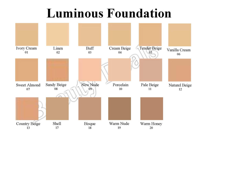 Beauty Deals Luminous Foundation Radiant Finish Undetectable Coverage (Linen) - BeesActive Australia