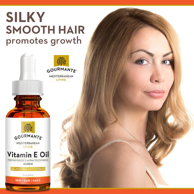 100% Natural Vitamin E Oil - For Skin, Hair and Nail Health - Nourishing Pure Vitamin E Oil For Skin - No Synthetic Ingredients, GMOs or Parabens - Cruelty Free Vitamin E Oil For Lip Gloss - 28,500 IU - BeesActive Australia