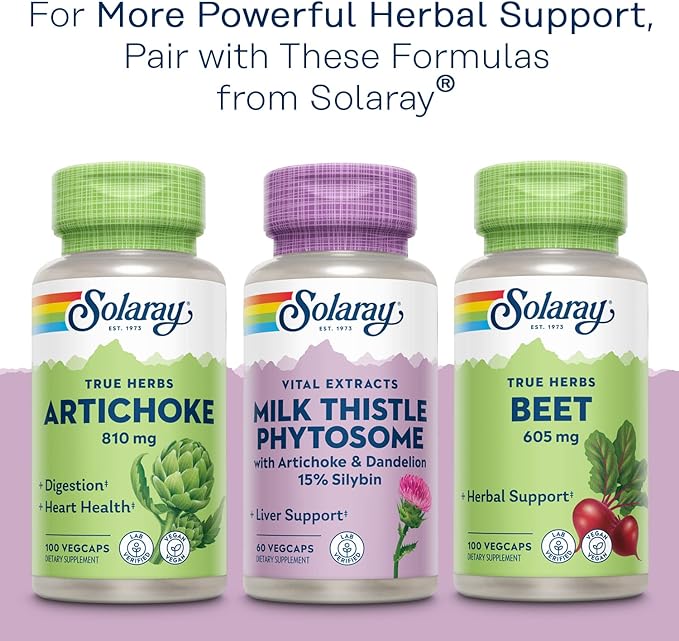 SOLARAY Milk Thistle One Daily - BeesActive Australia
