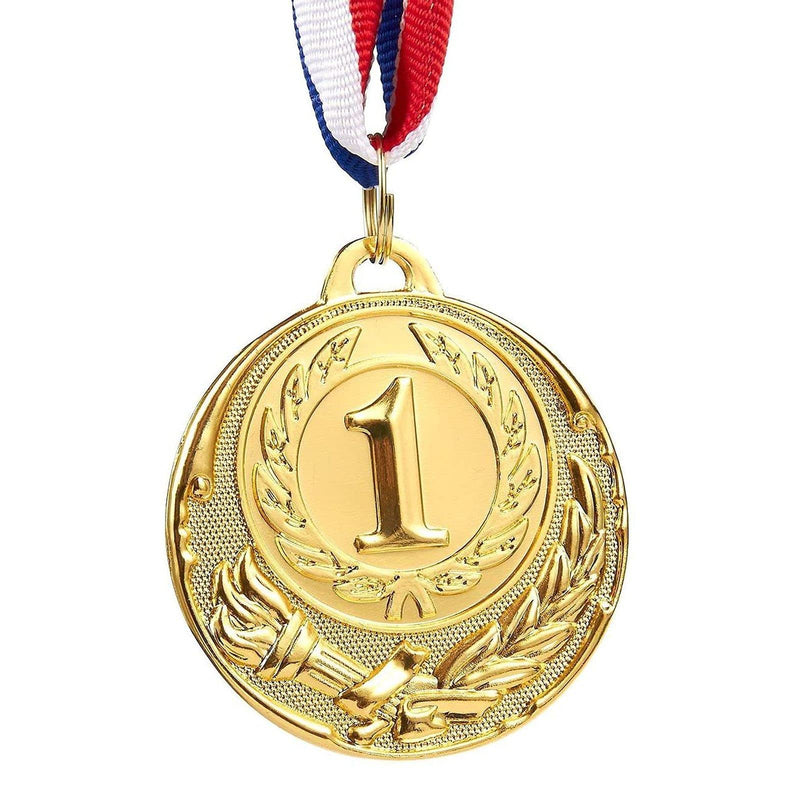 Juvale Gold Medals for Kids, Metal Awards for Sports Party Favors, Decorations (2 in, 6 Pack) - BeesActive Australia