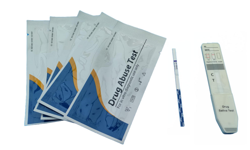 10 x Cannabis Urine Drug Screening/Testing Test Kit - Includes 2 Saliva Tests (10 x Cannabis Tests) 10 - BeesActive Australia