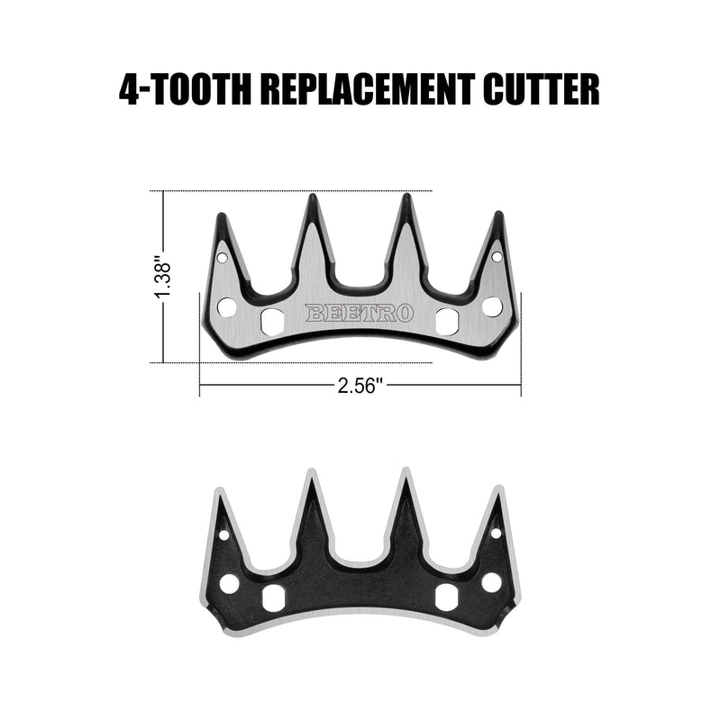 BEETRO Sheep Shears Replacement Blades, Professional 13-Tooth Stainless Steel Clipper Blades for Sheep Alpacas Goats and More - BeesActive Australia