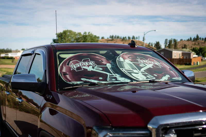 Smash'em Sports Mississippi State University Auto Sunshades - Bulldogs - BeesActive Australia