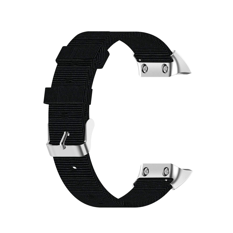 FitTurn Woven Nylon Strap Compatible with Garmin Forerunner 35/ Forerunner 30 Replacement Band with Adjustable Strap Watch Band Fitness Strap Bracelet Wristband for Forerunner 35/30 Watch (Black) Black - BeesActive Australia