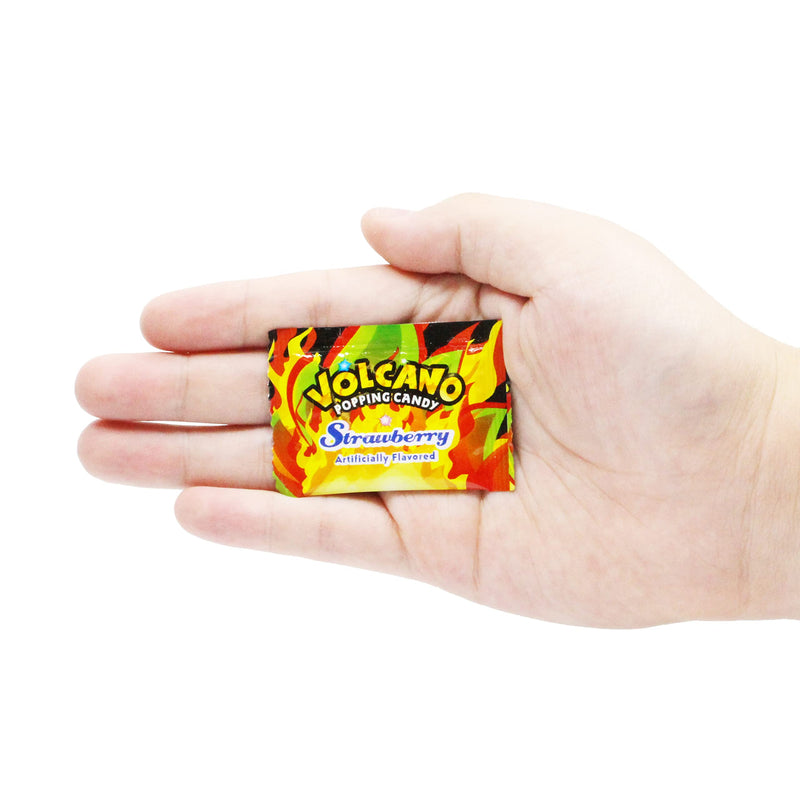 Volcano Strawberry Flavor Popping Candy (1 x 1.06 oz Bag) - BeesActive Australia