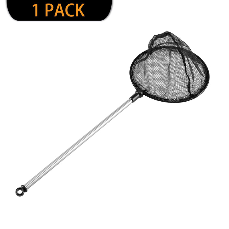 Filhome Telescopic Aquarium Fish Net, Fine Mesh Round Fish Net for Fish Tank with Extendable Long Handle 5 inch - BeesActive Australia