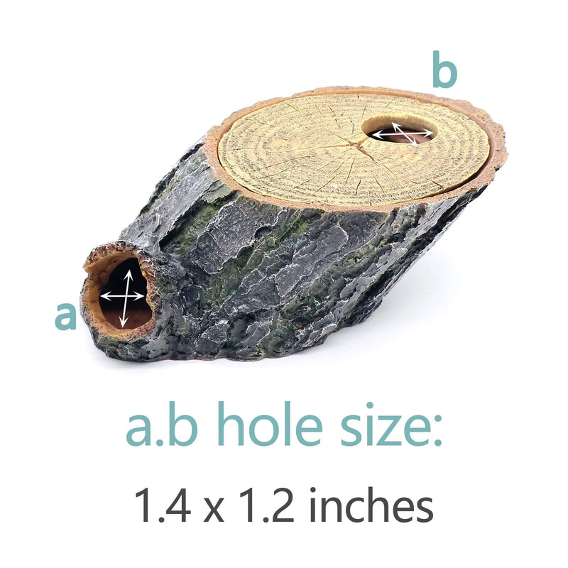 Snake Hide and Basking Tree Roots Cave for Terrariums, Available for Climbing and Hiding Spots for Reptiles, Amphibians, and Small Animals, Corn Snake, Green Snake and Small Gecko - BeesActive Australia