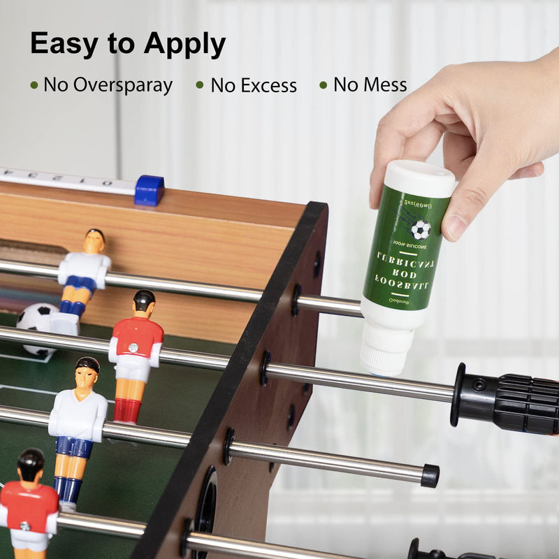 2oz Foosball Rod Lubricant with Dauber Top Applicator, 100% Pure Silicone Oil for Foosball Accessories, Long Lasting Foosball Lubrication for Foosball Table Rods, No Mess & Easy to Use - BeesActive Australia