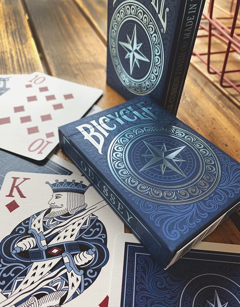 Bicycle Odyssey Playing Cards , Blue - BeesActive Australia
