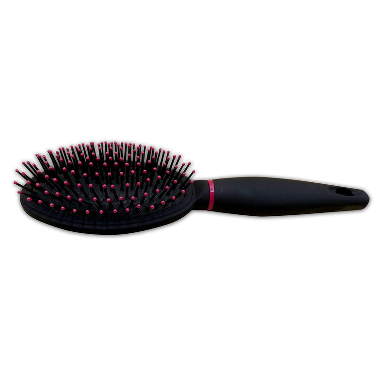 Finesse Large Nylon Bristle Smoothing Oval Hairbrush with a Soft Rubber Grip Handle - BeesActive Australia