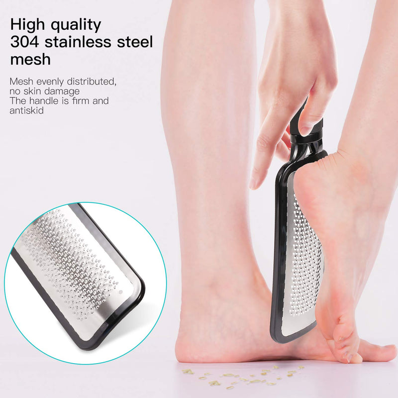 3pcs Foot File kit foot rasp callus remover and Pedicure Callus Shaver Hard Skin Remover Premium stainless steel for wet and dry use Foot Scrub Care Tool - BeesActive Australia