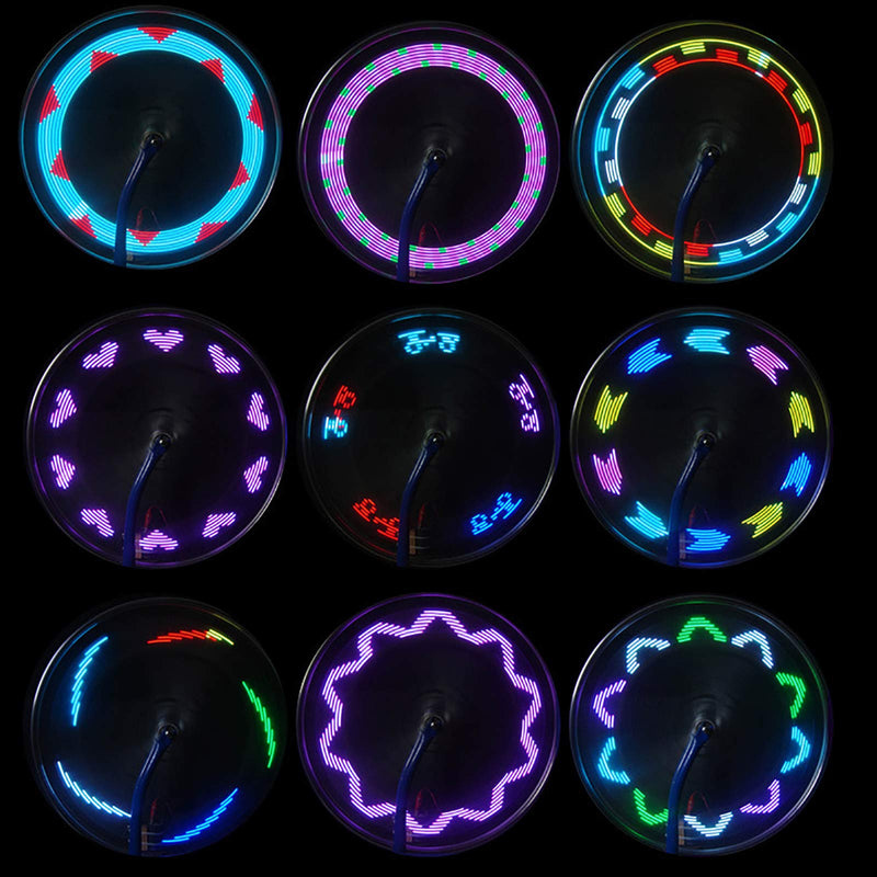 JIANGLAI Bike Wheel Lights - Waterproof LED Bike Spoke Light, Super Bright Cycling Bicycle Light, Brighter and Visible Safety Tire Lights(Batteries not Included) - BeesActive Australia