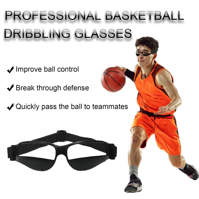 TEKCAM 6 Pack Basketball Dribble Goggles Basketball Training Aid Dribbling Glasses Specs Team Professional Sports Equipment for Youth Adult Teenagers Men Women (No Glass in Goggles) - BeesActive Australia