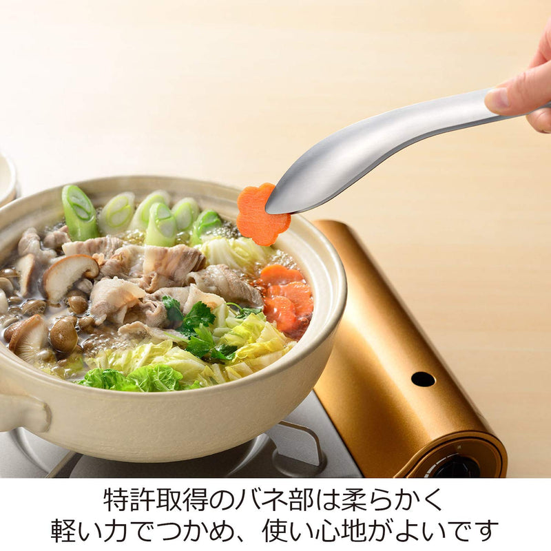 Oaks Reye LS1535 Morifuku Tongs, Light Force for Firm Grip, Stainless Steel, Made in Japan No Box - BeesActive Australia