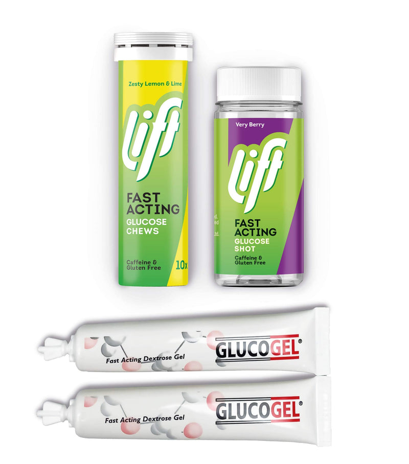 Hypowallet Hypo Wallet Contains Gluco Tabs, Gluco Juice & Gluco Gel, Fast Acting Glucose1 Units - BeesActive Australia