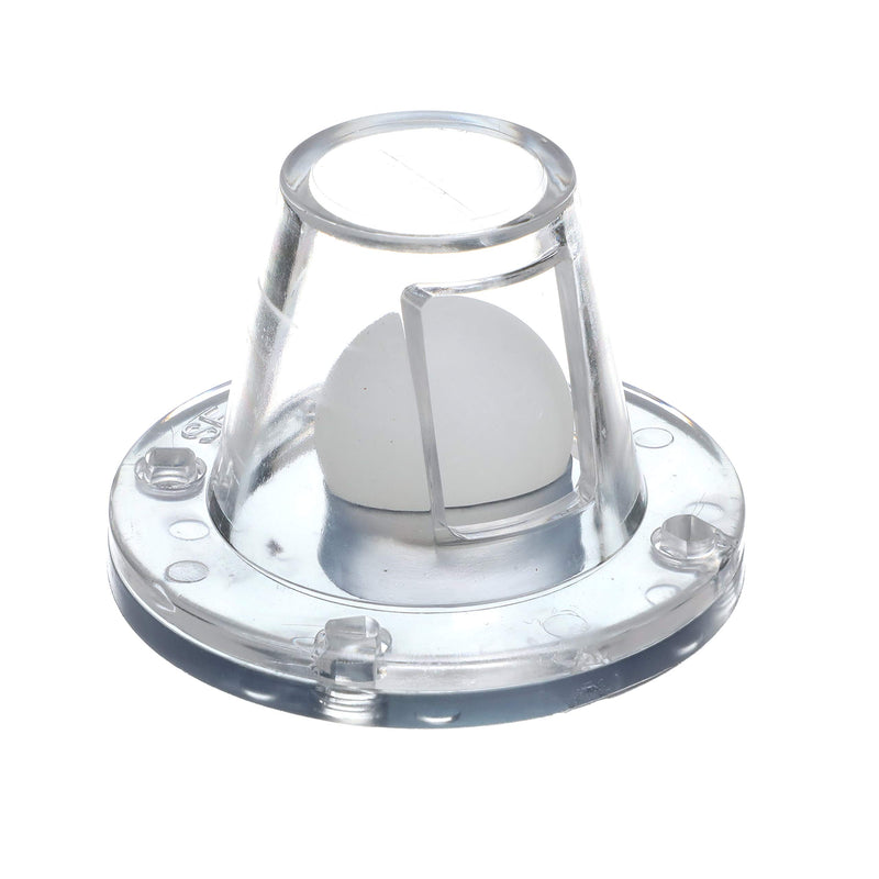 [AUSTRALIA] - SEACHOICE 18271 Boat Self-Bailing Cockpit Mounted 2-7/8-Inch Scupper Valve Kit, Clear, Small - Fits 3/4"-1-1/2" Openings 