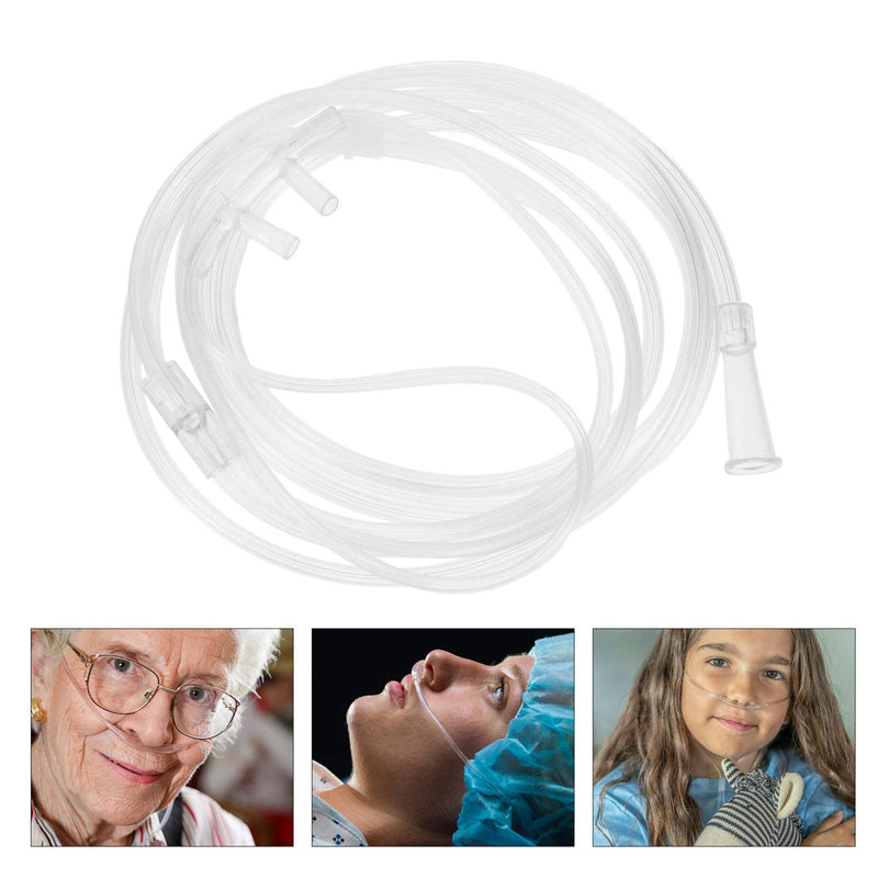 Healifty 4pcs Home Oxygen Machine Tubing 2m Clear Soft Touch Oxygen Cannula Tubing Nasal Cannula Tube Accessories - BeesActive Australia