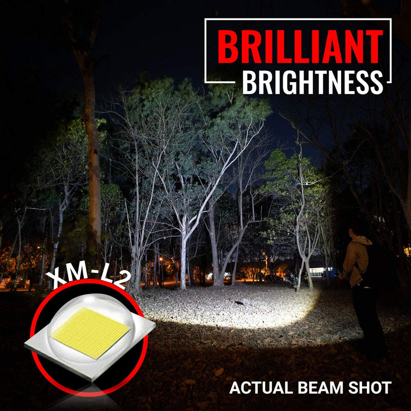 GearLight High-Powered Led Flashlight S2000 - Brightest High Lumen Light, Zoomable and Water Resistant - Powerful Camping and Emergency Gear Flashlights - BeesActive Australia