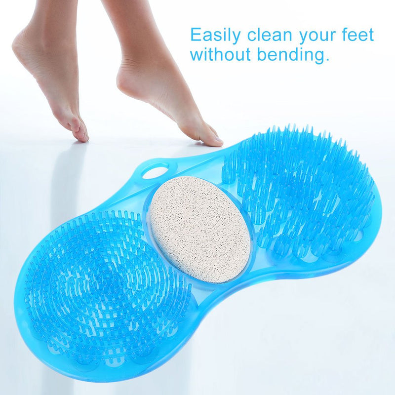 TARSHYRY Shower Foot Scrubber Massager Cleaner, Pumice Stone for Feet, 2 In 1 Foot Massager & Scrubber for Shower Floor Improves Foot Circulation Remove Foot Dead Skin And Reduces Foot Pain - BeesActive Australia