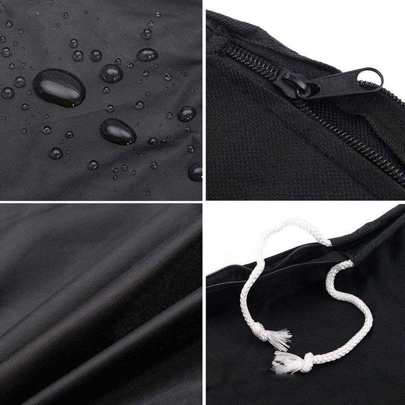 Softclub Outboard Motor Cover 8-20 HP, Full Outboard Engine Cover, Black 600D Waterproof Boat Motor Hood Cover - BeesActive Australia