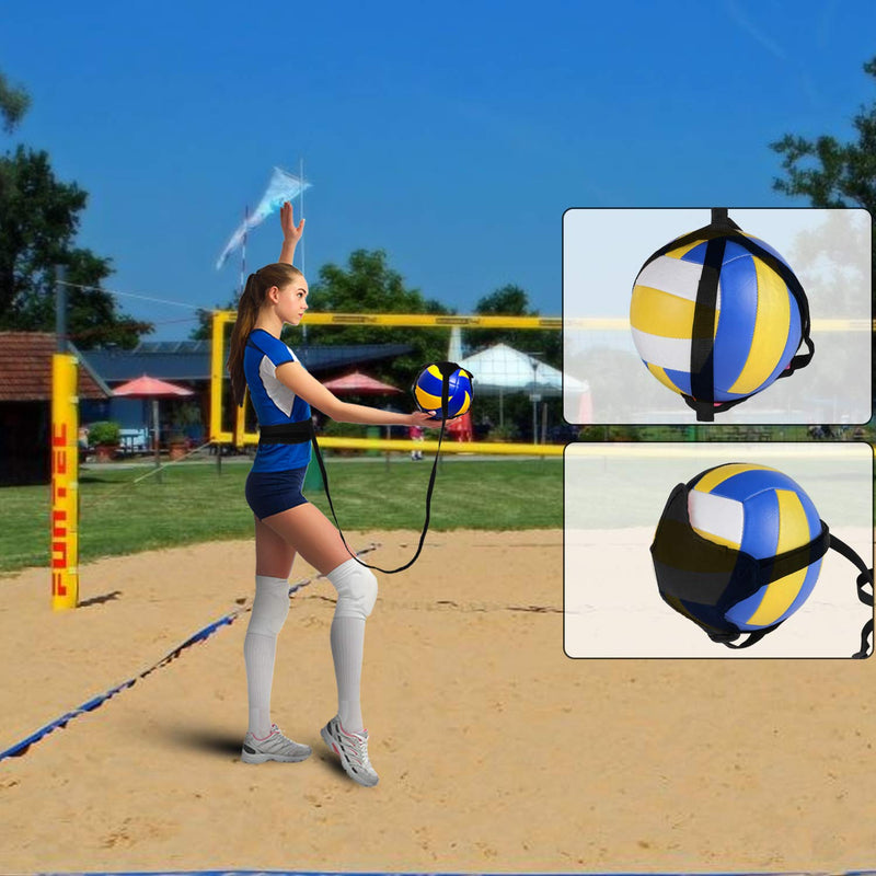 BFVV Volleyball Training Equipment Aid- Solo Practice for Serving and Arm Swings Trainer 10 Finger Protection Included Gifts for Daughter, Volleyball Players, Sister, Friend - BeesActive Australia