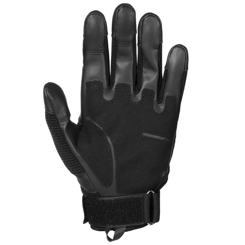 [AUSTRALIA] - AXBXCX Motorcycle Gloves Touch Screen Gloves Full Finger Gloves for Men Black Medium 