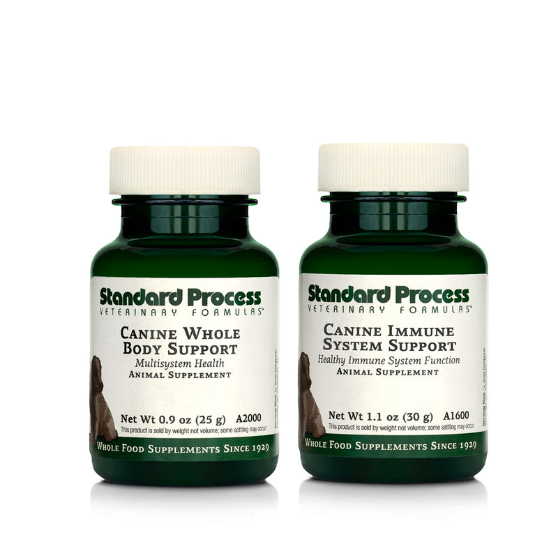 Standard Process - Puppy Pack - New Pet Supplement Kit Includes Canine Whole Body Support and Canine Immune System Support - BeesActive Australia