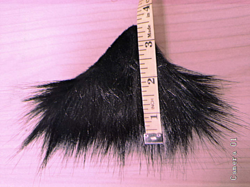 Furry Cat Kitten Ear Hair Clips Clip on Cat Ears Headband For Cosplay Kitten Play Comicon Cosplay Petplay Fluffy Furry Cat Ears (black kitten ears) Black Kitten Ears - BeesActive Australia