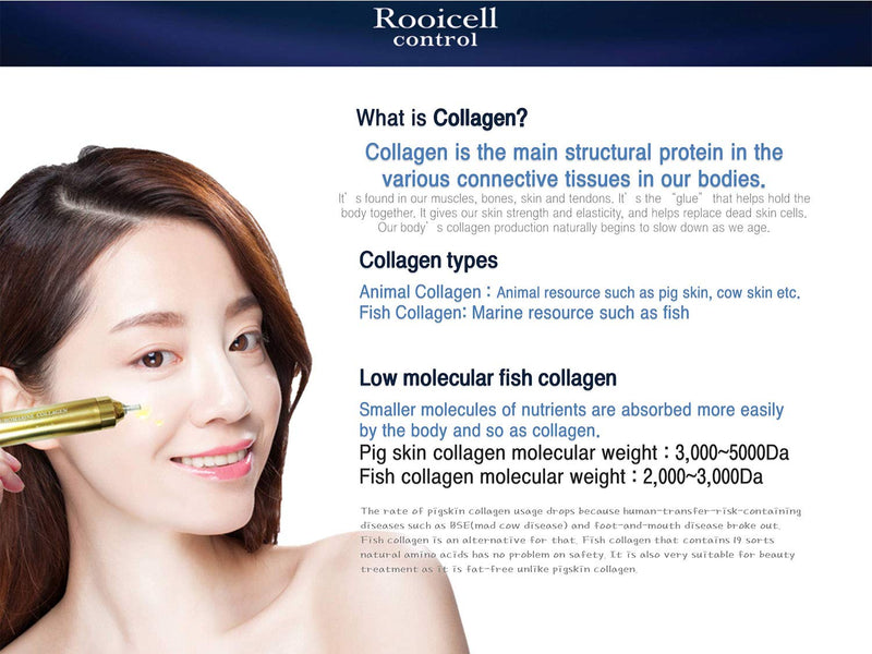 Rooicell Puromarine Collagen Eye Essence - Anti-Wrinkle Eye Serum Skin Care Elasticity Nourishing Soothing Eye Cream - BeesActive Australia