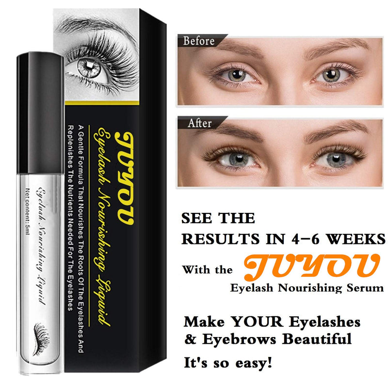 JUYOU Eyelash Nourishing Essence, Eyelash Enhancer, Eyelash Enhancing Liquid, Eyelash Booster (1Pack 5ML), Nourish Easily, Get Extremely Beautiful Real Eyelashes 1Pack 5ML - BeesActive Australia