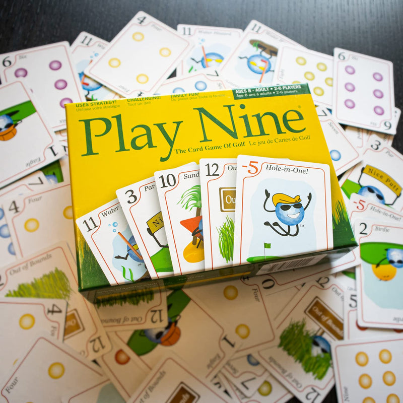 Double A Productions, Inc. Play Nine - The Card Game of Golf, Casual Family Card Game for Kids and Adults, Ages 8 and Up, 2-6 Players - BeesActive Australia