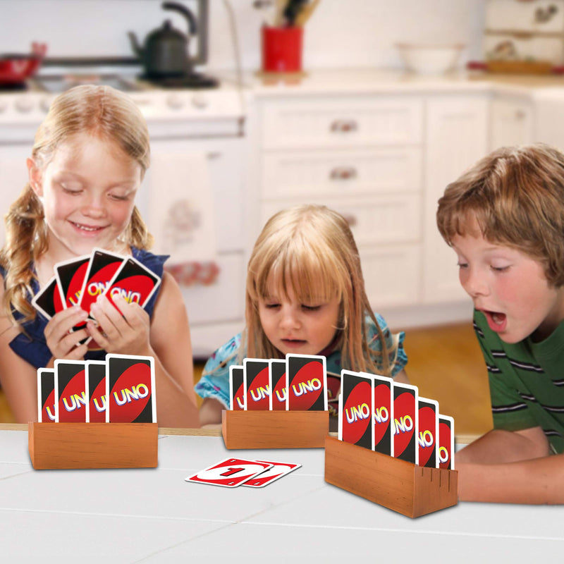 RNK Gaming Wooden Playing Card Holders Set of 2 Tray Racks - Organizer for Kids & Seniors - BeesActive Australia