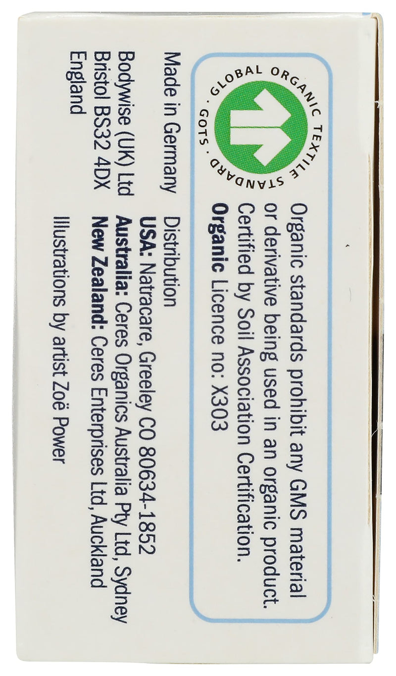 Natracare Organic All Cotton Non-Applicator Tampons Super - 2 x Packs of 20 (40 Tampons) - BeesActive Australia