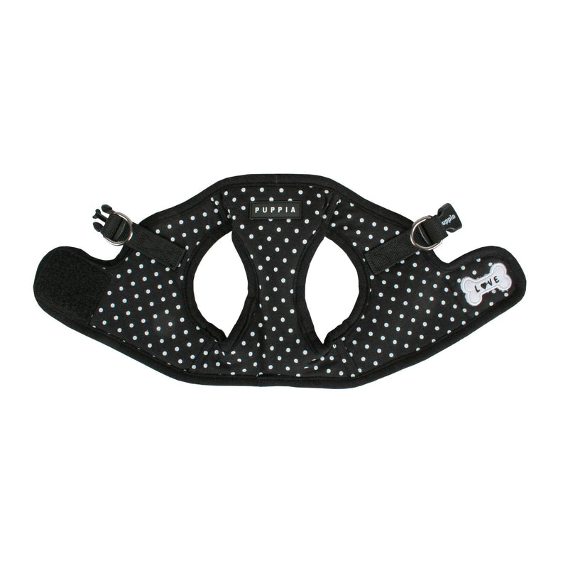 Puppia Dotty Harness B Black Medium - BeesActive Australia